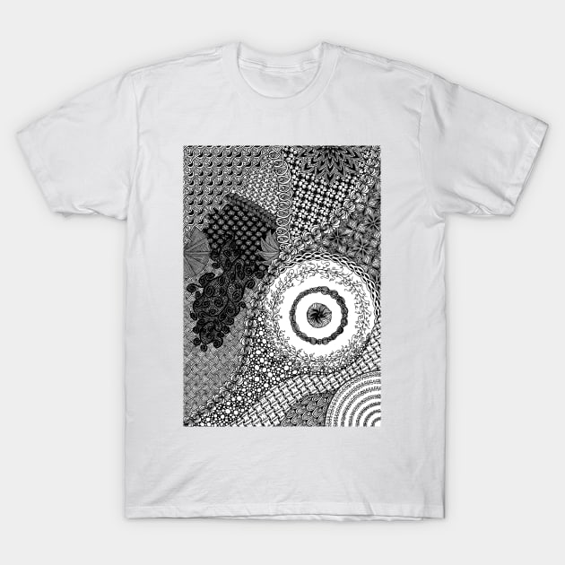 Zentangle T-Shirt by ElviraDraat